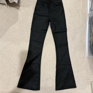 Edikted Midnight Black Flare Pants
